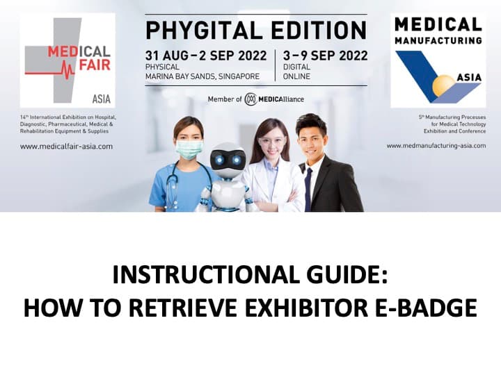 How To Retrieve Exhibitor E-badge
